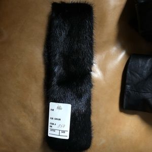 Brand New Black Mink Headband